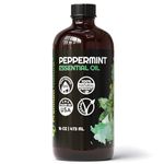 Peppermint Essential Oil for Diffuser Pure Peppermint Oil for Hair Organic Essential Oil for Skin Pure Essential Oil for Soap Making Pepermint Oil Essential Oil for Laundry 118 ml