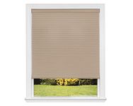 Redi Shade Artisan Select No Tools Custom Cordless Cellular Light Filtering Shades, Khaki, 59 1/4 in x 72 in