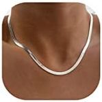 DEARMAY Silver Herringbone Necklace