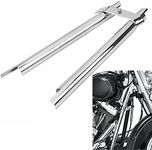 XMMT Chrome Front Frame Down Tube Covers for Harley Softail Fatboy Heritage Springer Deluxe FLSTN FLSTF FLST