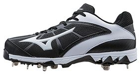 Mizuno Women's 9 Spike Select 2 Fast Pitch Metal Softball Cleat (6 B(M) US)