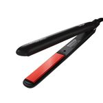 Ikonic S3+ Hair Straightener, Black & Red, Professional Ceramic Floating Plates, Adjustable Temparature Control, Instat Heat Up and Easy To Use