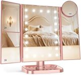 HUONUL Makeup Mirror Vanity with Li