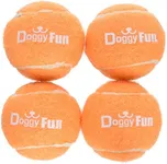 SereneLife Replacement Dog Fetch Toy Balls - 5 Pet Toy Balls in Each Pack SLDGFN5 Automatic Dog Ball Launcher Fetching Machine PRTSLDGFBLN6