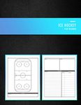 Ice Hockey Play Designer: Playbook notebook for junior and senior sports coaches, coaching staff and playmakers | Design, draw, create and record you newest plays