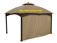 APEX GARDEN Universal 12-ft Privacy Panel Curtain/Side Wall Sunshade (One Side Only)