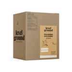 Level Ground Coffee - Colombia Single Origin - Dark Roast, Ground - Drip Brew, French Press, Pour Over - Bold, Rich, Intense - 2.27kg / 5lb