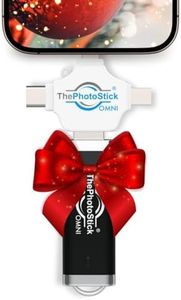 ThePhotoStick® Omni 128GB - Secure Photo & Video Backup and Transfer | USB & Multiport Connection | Integrated Software | Portable Memory | External Storage | File Save & Transfer