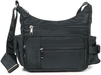 VOLGANIK ROCK RFID Anti Thief Crossbody Bag for Women Waterproof Shoulder Bag Messenger Bag Casual Nylon Purse Handbag