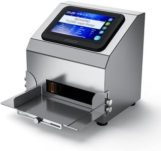 BESHENG TIJ2590 Máquina de Codificación de Inyección de Tinta con Cartucho de Tinta de Secado Rápido, Máquina De Codificación Manual para Fecha Texto Conteo Código de Barras Código QR Variable