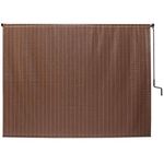 Coolaroo 454180 Cordless Outdoor Roller Shade, 4'x6', Alderwood