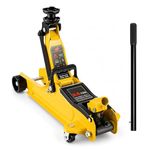 2.5 Ton Hydraulic Low Profile Floor Jack Heavy Duty Trolley Jack for Car jack Van Truck Trailer Auto Repair (Yellow)