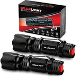 GearLight M3 Mini LED Flashlight - 2 Bright, Small Tactical Flashlights with High Lumens and Pocket Clip for Camping, Outdoor & Emergency Use ﻿