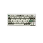 Keychron Q1 Max Hotswap Wireless Mechanical Keyboard|RGB|Aluminum Frame|Shell White|with Knob|Gateron Jupiter Brown|75% Layout (84 Keys)|Windows Mac OS (Q1M-P3)