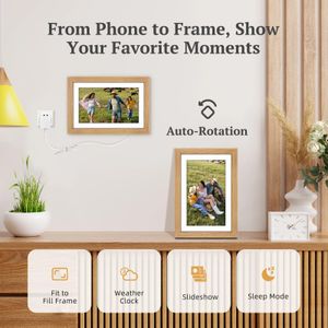 Frameo 10.1" Digital Photo Frame – WiFi, Touchscreen Display