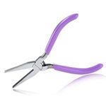 SPEEDWOX Flat Nose Pliers for Jewelry Making Duck Bill Precision Pliers Mini Duck Bill Pliers Mini Jewelry Pliers for Jewelry Making Wire Bending Straightening Pliers Ring Bending Tool Flat Pliers