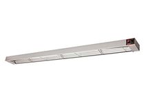 Winco ESH-72, 72-Inch Electric Strip Heater, 1750W, 14.6A, Commercial Grade Infrared Food Warmer, Pass-Through Stations Heating, ETL Silver