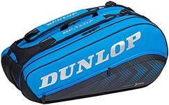 Dunlop Sports FX Performance 8-Racket Tennis Bag, Black/Blue