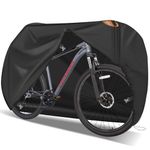 Zettum Bike Cover for 1 Bikes - Stationary Bike Covers for Outside Storage Waterproof Outdoor & Heavy Duty, 600D PU Coating Bicycle Covers for 1 Bike Mountain Bikes, Road Bike, Beach Cruiser Bike