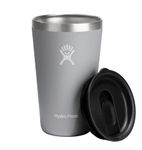 HYDRO FLASK - All Around Tumbler 473 ml (16 oz) with Closable Spill Proof Press-In Lid - Stainless Steel Double Wall Vacuum Insulated - BPA-Free - Birch