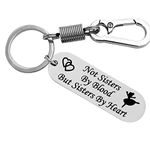 BAMALI Laser engraved 1.5 MM Thick Stainless Steel Angel Keychain for Daughter Little Princess Wife Sister.