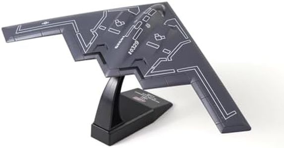 NUOTIE 1/200 Scale USAF B-2 Spirit Stealth and Strategic Bomber Pre-Build Airplane Model Kits Finished Diecast Aircraft Metal Fighter Model Display Collection or Gift