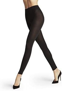 FALKE Women's Softmerino W Le Hosiery, Black (Black 3000), L