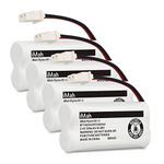 iMah Ryme B1-3 BT162342 BT262342 2.4V 300mAh Ni-MH Cordless Telephone Batteries Compatible with AT&T CL81101 EL5210 EL52400 VTech CS6409 CS6419 CS6429 CS80100 Handset, Pack of 4