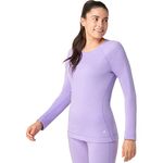 Smartwool Women's Classic Thermal Merino Wool Base Layer Crew (Slim Fit) Ultra Violet, X-Large