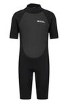 Mountain Warehouse Kids Shorty Wetsuit - 2.5mm, Neoprene Wetsuit Black 9-10 Years