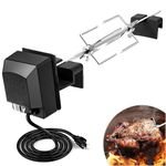 Rotisserie Accessory Attachment for Kamado Joe JoeTisserie Rotisserie, 18-inch Classic Joe Grills with Stainless Steel Spit Rods up to 50 lbs of Food, Model KJ-TISSERIENA