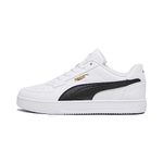 Puma Unisex Adults Puma Caven 2.0 Sneakers, Puma White-Puma Black-Gold, 10 UK