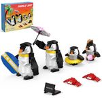 VEPOWER Creator Penguin Family Building Set, Animal Figures Building Toy with 4 Unique Penguins, Ideal for Family Bonding, Collectible Role-Play Toy Gift for Boys and Girls Aged 6+ (907pcs