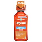 Vicks DayQuil Cold and Flu Medicine, Cough Suppressant, Nasal Decongestant, Pain Reliever, Fever Reducer, Non-Drowsy Formula, 354ml