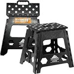 Xtremeauto Super Strong Folding Step Stool - Folding Stool 11" Foldable Step Stool For Adults & Kids, Step Up Stools For Kitchen Caravan Camper Foldaway Folding Footstool Plastic Step 150KG Limit