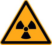 Ionising Radiation Warning Stickers, Pack of 12, Warning Stickers W003