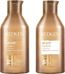 REDKEN All Soft, Shampoo and Conditioner Set, for Dry Hair, Argan Oil, Intense Softness and Shine, 300 ml