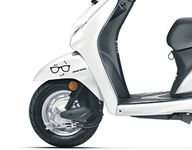 isee360 Smile Specs Black Mat Dio, (Bike & Car Sticker) Stem, Visor, Chaise, Car, Windows, Rear, Sides, Hood, Bumper Sportive Sticker