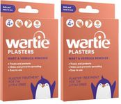 Wartie Plasters - Verruca & Wart Remover - Protect, Treat and Prevent - Easy Wart and Verruca Treatment for Hands and Feet - Prevent Spreading Warts - Safe for Adults and Children Aged 4+ - Pack of 30