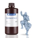 ANYCUBIC 3D Printer Resin, 405nm High Precision Fast Curing UV Photopolymer Resin for LCD 3D Printing, Grey 1kg