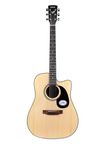 Saga SF-600C-NAT Dreadnought Cutaway Acoustic Guitar (Natural)