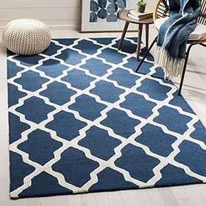 Safavieh Area Rug, Wool, Navy, 8' x 10'