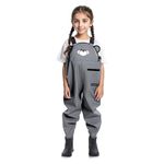 Kids Chest Waders Youth Fishing Waders For Toddler Children Water Proof Waders With Boots Baby Boy Romper Zip up Apparel Snap up Footie Youth Fishing Waders