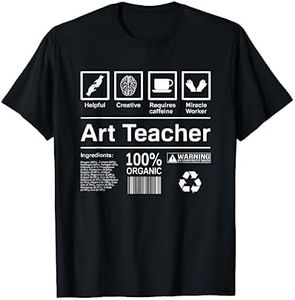 Art Teacher T-Shirt Divertente Arte Insegnante Regalo Maglietta