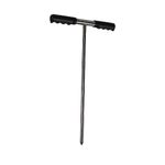 Soil Probe Rod, Stainless Steel 32 to 48inch Adjustable Ground Rod Probing Rod, Septic Locator Tool with T Handle for Locating Underground Pipes, Gardening, Landscaping