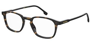 Carrera 244 Rectangular Prescription Eyewear Frames, Havana, 51mm, 20mm, Havana, 51/145/20