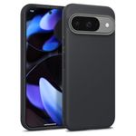 CASEOLOGY by Spigen Nano Pop Back Cover Case for Google Pixel 9 / Pixel 9 Pro [Dust-Free Material] Pixel 9 / Pixel 9 Pro Case with Military Grade Drop Protection, Side Pattern (TPU, PC | Black Sesame)