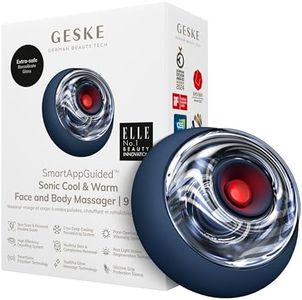 GESKE SmartAppGuided™ Sonic Cool & Warm Face & Body Massager | 9 in 1