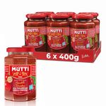 Mutti Pasta Sauce Pizzutello Tomato with Calabrian Chilli 400 g (Pack of 6)