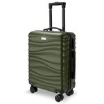 AVIO Wave Cabin Suitcase 55x40x20cm – Lightweight Hard Shell Carry-On with Spinner Wheels, 3-Digit Lock & Organiser Pockets – Fits Ryanair, easyJet, Jet2